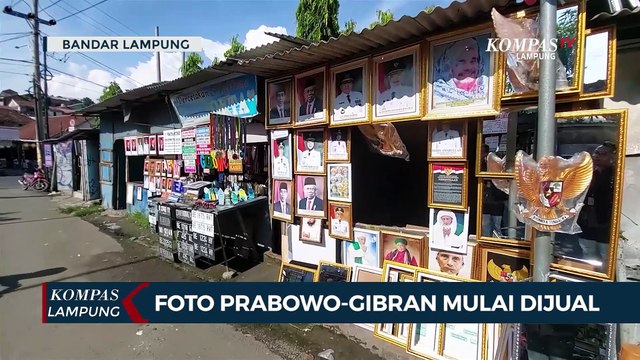 Foto Presiden & Wapres Terpilih Prabowo-Gibran Mulai Dijual