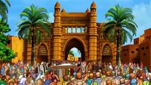 Bible stories for children - Jesus Raises a widow's son ( Animated Kids Cartoon in Malayalam )