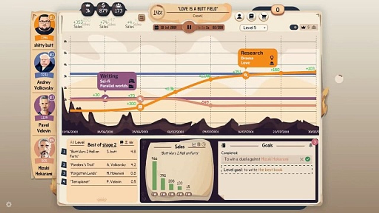 (Full Gameplay) Writers Rush [1080p] -No Commentary