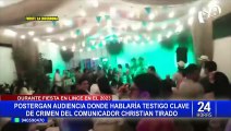 Familiares de periodista asesinado en fiesta donde asistió Rosselli Amuruz piden justicia