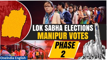 Download Video: Lok Sabha Elections 2024: Voting Underway in Outer Manipur | Exclusive Drone Visuals| Oneindia News