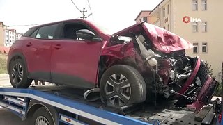 Bayburt’ta trafik kazası.