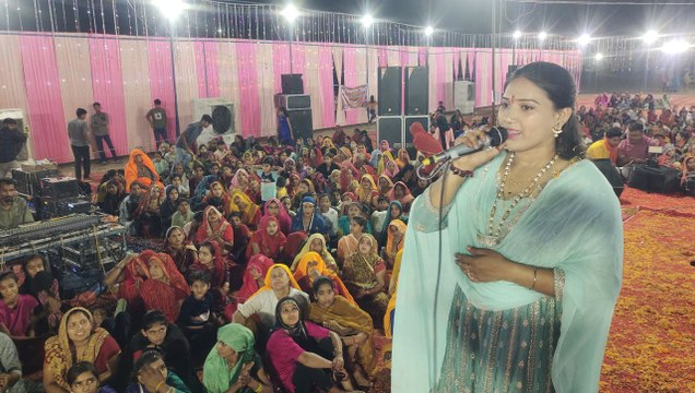 कैला देवी जागरण में भजनों पर रात भर झूमे श्रोता, देखें वीडियो