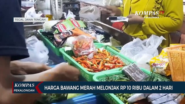Harga Bawang Merah di Tegal Meroket! Naik Hingga Rp 70 Ribu Per Kg!