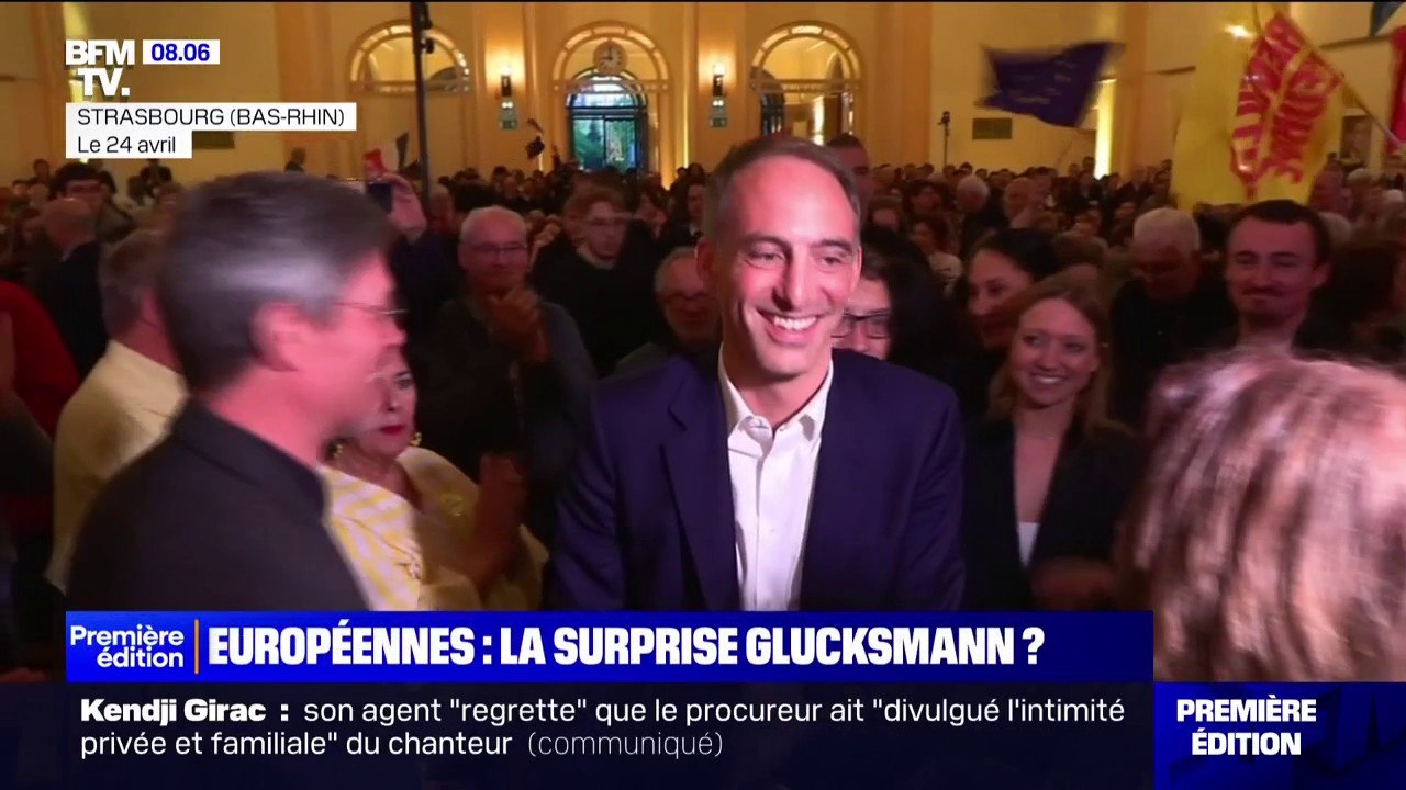 Élections européennes: Raphaël Glucksmann, tête de liste PS/Place publique, pourrait être la surprise du scrutin