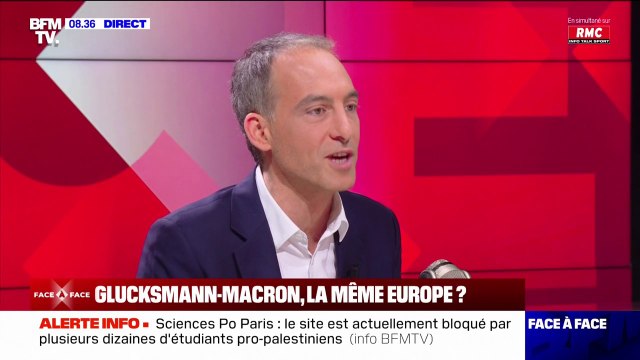Aide à l'Ukraine: La France est à la traîne , estime Raphaël Glucksmann, tête de liste PS/Place publique aux européennes