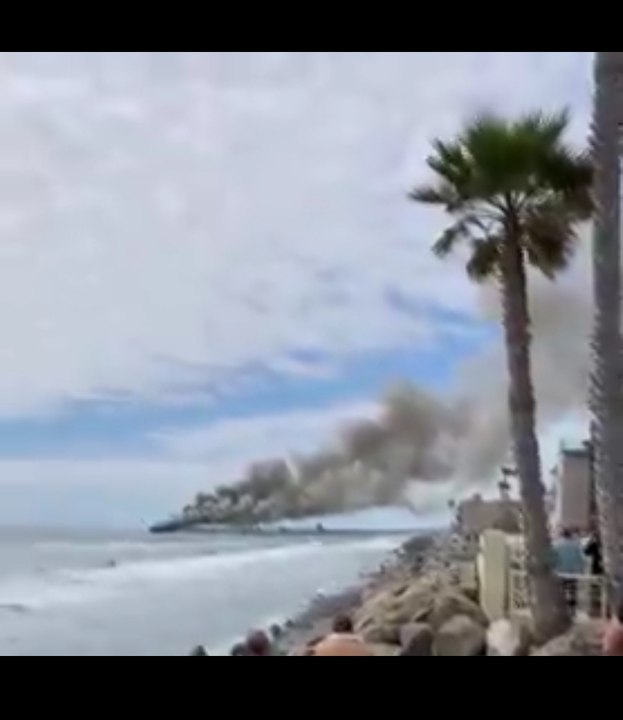 Incendio en Oceanside provoca densas nubes de humo en San Diego