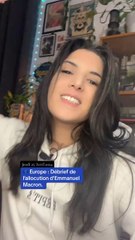 30 secondes de #KenjiGirac.  Europe : Débrief de l’allocution d’Emmanuel Macron.  • Belle soirée les Pépites ✨