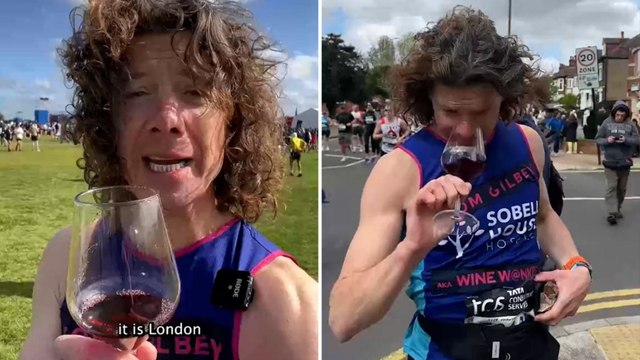 Corre la maratón de Londres catando un vino cada kilómetro y medio