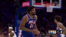 Embiid scores 50 to secure 76ers' first win of playoff series