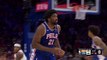 Embiid scores 50 to secure 76ers' first win of playoff series