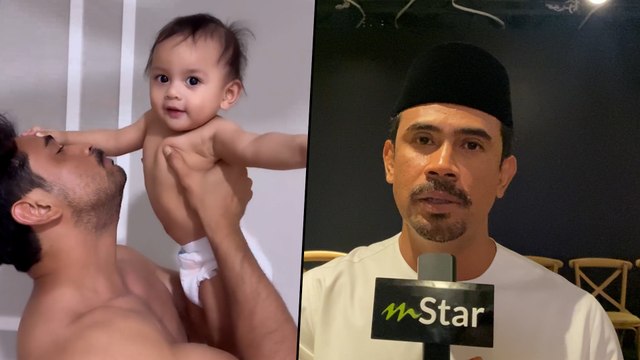 Terhibur tengok telatah Remy Ishak dan anak, lucu dua beranak sampai tak berbaju!
