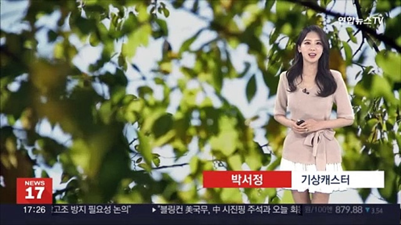 [날씨] 낮 기온 점점 올라…일요일 한낮 29도