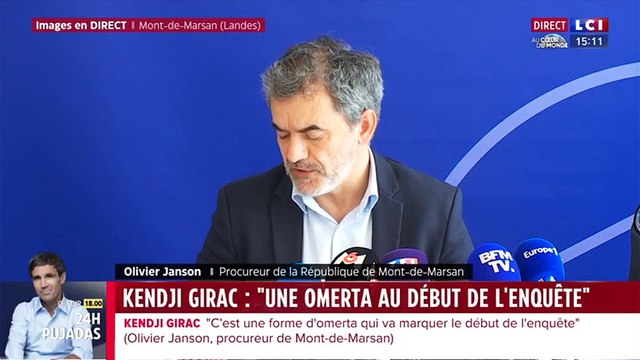 Extraits de la conférence de presse du procureur de Mont-de-Marsan sur l'affaire Kendji Girac