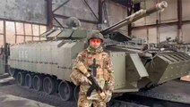 ビデオ：ウクライナで目撃された珍しいロシア製装甲車