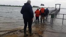 Rutland Sailability receives hoist from Rotary clubs - a wet jetty