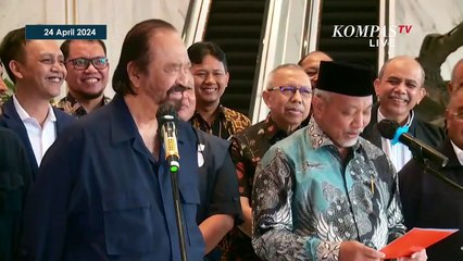 [FULL] Kata Ketum Nasdem Surya Paloh dan PKS Usai Bertemu Pasca Penetapan Prabowo-Gibran