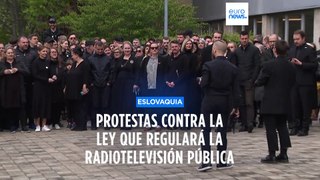 Los trabajadores de la radiotelevisión pública eslovaca, contra la nueva Ley que controlará el ente
