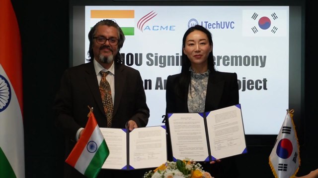 [기업] 엘텍유브이씨, 인도 에너지그룹 ACME와 사업 협약 체결 / YTN
