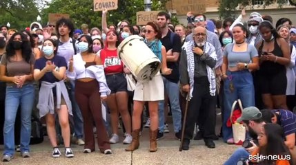 Le manifestazioni nei campus Usa pro-palestinesi: migliaia ad Austin