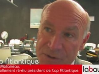 Yves Métaireau, ré-élu président de Cap Atlantique