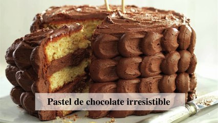 Pastel de chocolate espectacular