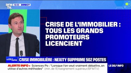 Crise immobilière: Nexity, le premier promoteur de France, supprime 502 postes