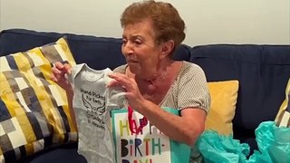 Double Trouble! Grandbabies Surprise for Grandma's Birthday
