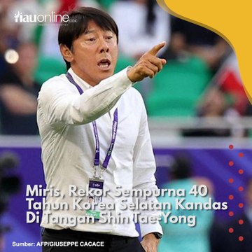 Miris, Rekor Sempurna 40 Tahun Korea Selatan Kandas Di Tangan Shin Tae-Yong