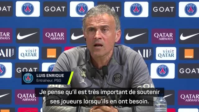 PSG - Luis Enrique : Kolo Muani ? Il est très important de soutenir ses joueurs lorsqu'ils en ont besoin
