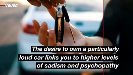 Loud Car Preferences Linked to Sadism and Psychopathy in Young Adults 🚗