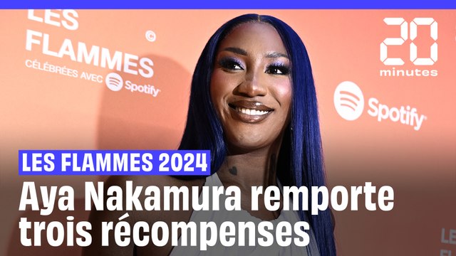 Aya Nakamura, reine indétrônable de la cérémonie des Flammes 2024