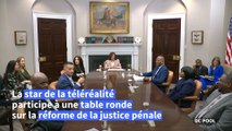 Kim Kardashian et Kamala Harris discutent de la justice pénale à la Maison Blanche
