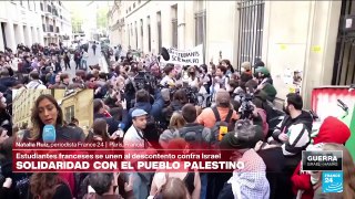 Informe desde París: estudiantes se unen a la ola de protestas universitarias propalestinas