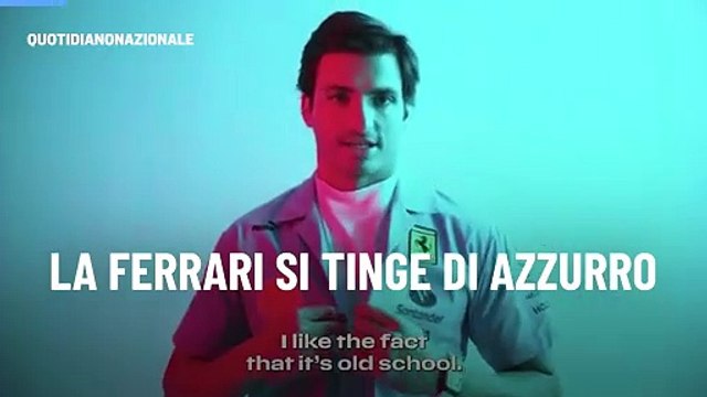 La Ferrari si tinge di azzurro