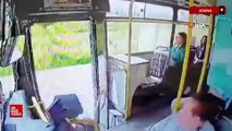 Adana'da otobüsten düşen kadının eşi isyan etti