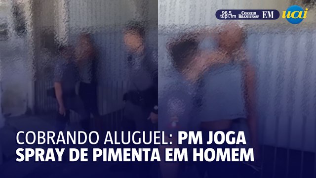 PM joga spray de pimenta no rosto de homem negro durante abordagem