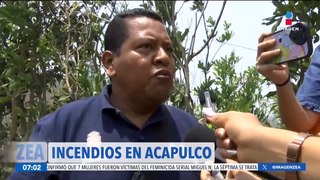 Incendios forestales azotan a Chilpancingo y Acapulco