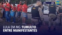 Tumulto entre manifestantes contrários a Lula e servidores