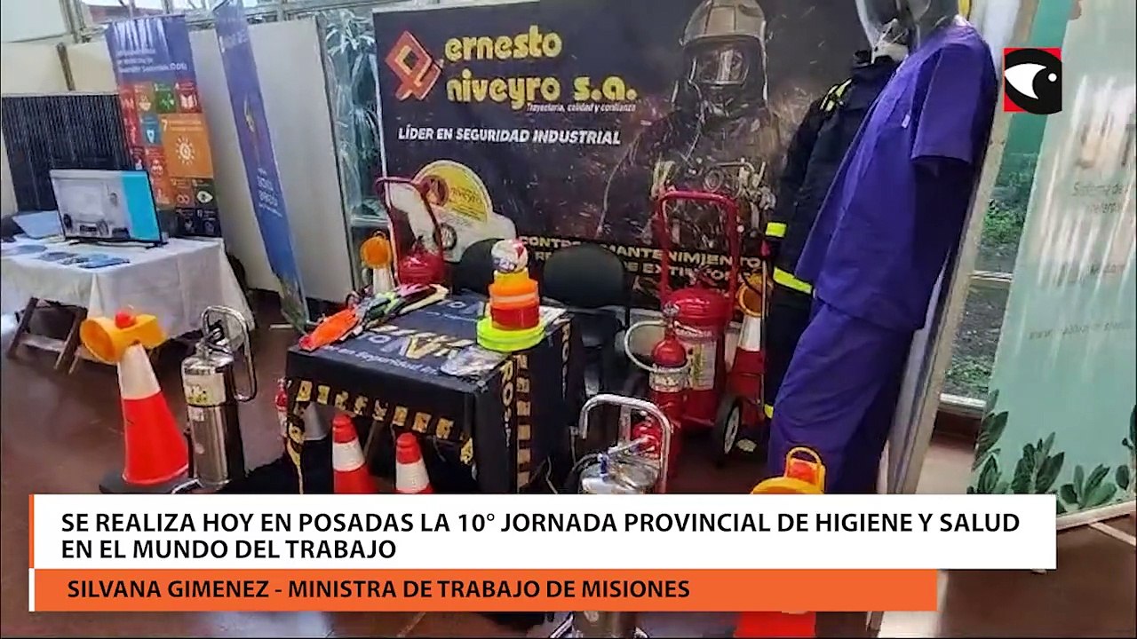 Se realiza hoy en Posadas la 10° Jornada Provincial de Higiene y Salud en el Mundo del Trabajo