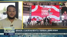 Último día del Campamento Tierra Libre en Brasil