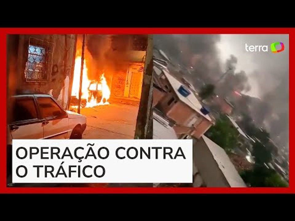 Cenário de guerra: operação policial no Complexo do Alemão e da Penha registra intenso tiroteio