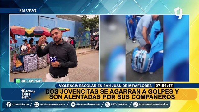 Denuncian que escolares agredieron a padre de familia que intentó evitar pelea en colegio de SJM