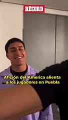 AFICIONADOS DEL AMÉRICA LLEVAN SERENATA AL HOTEL DE CONCENTRACIÓN EN PUEBLA