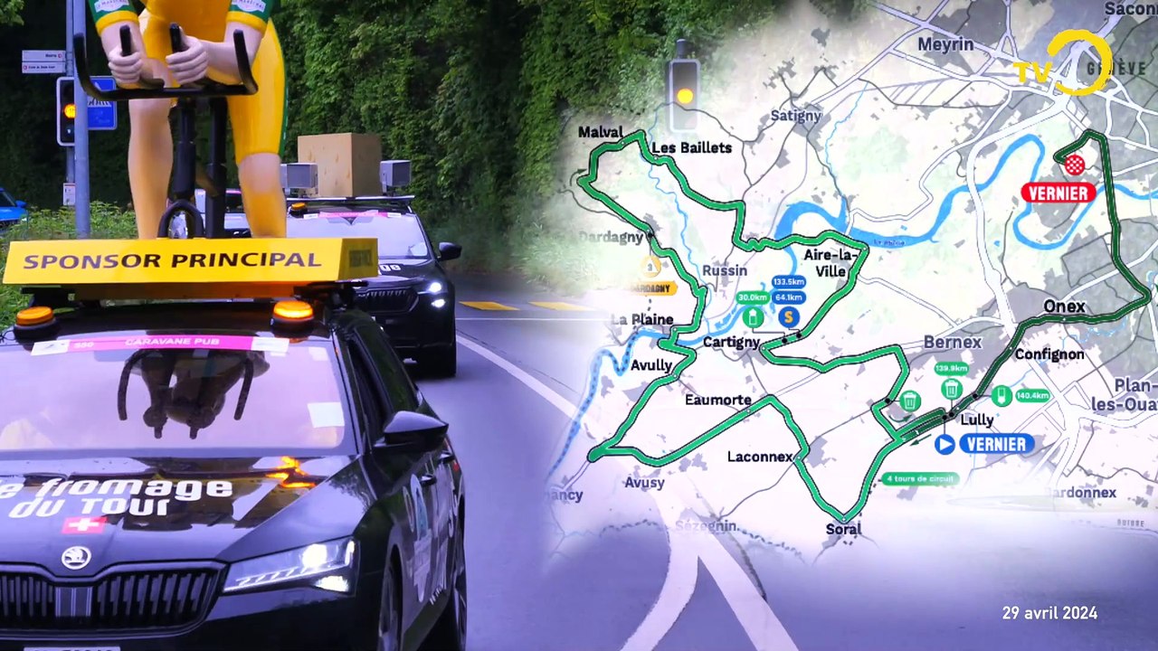 Sujet: le tour de Romandie est passé par Onex !