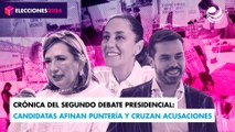 Crónica del segundo debate presidencial: Candidatas afinan puntería y cruzan acusaciones