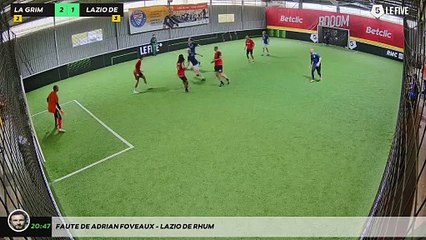 Faute de adrian foveaux - LAZIO DE RHUM