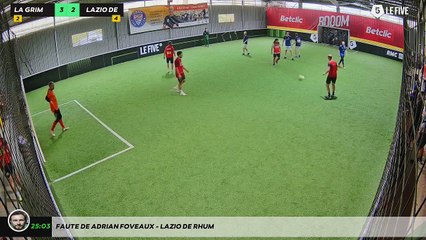 Faute de adrian foveaux - LAZIO DE RHUM