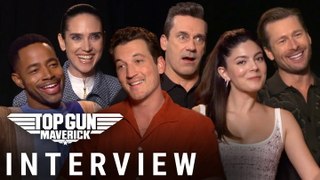 'Top Gun: Maverick' Interviews With Miles Teller, Jennifer Connelly, Jay Ellis