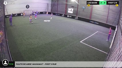 Faute de Abde  MAHAMAT - FOOT 2 RUE